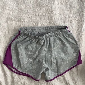 Nike Dri-Fit grey running shorts